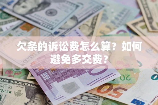 北京欠条的诉讼费怎么算？如何避免多交费？
