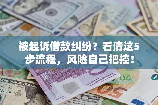 北京被起诉借款纠纷？看清这5步流程，风险自己把控！